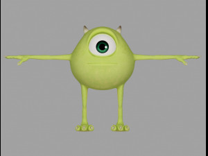 mike wazowski 3D 모델