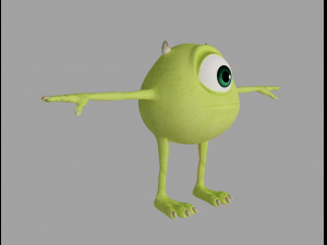 mike wazowski 3D 모델