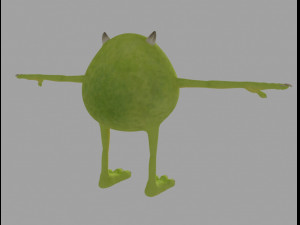 mike wazowski 3D 모델