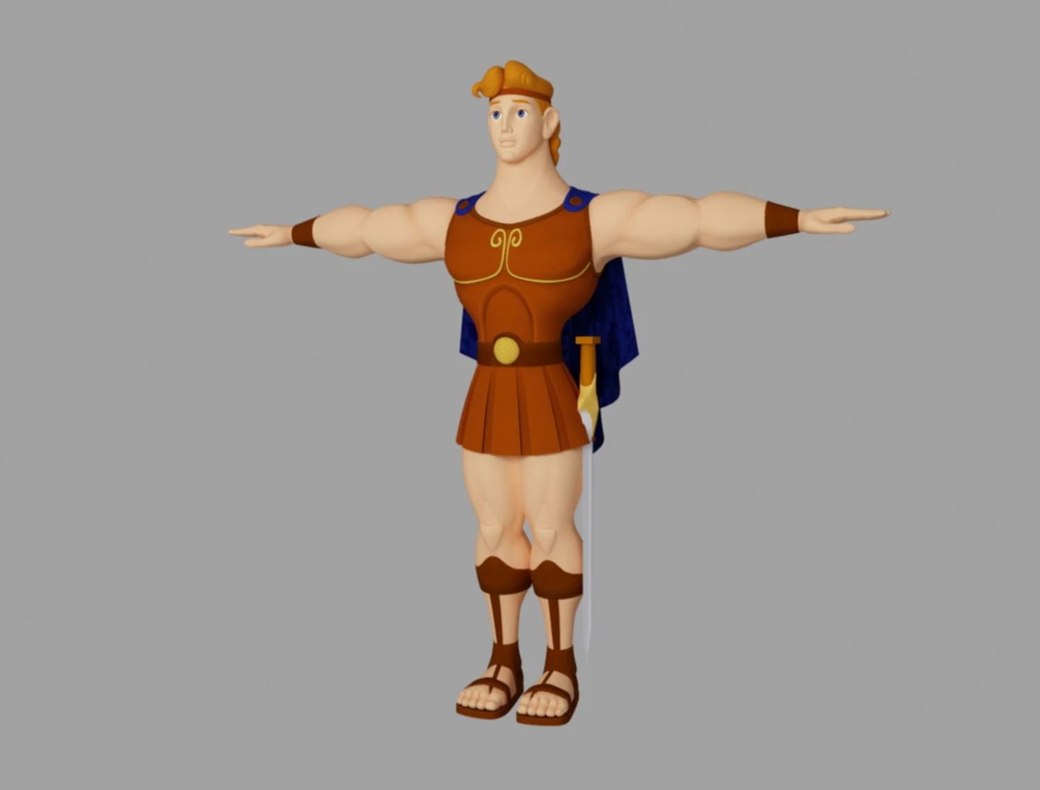 hercules 3D Model .c4d .max .obj .3ds .fbx .stl .blend