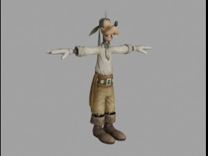goofy pirate 3Dモデル