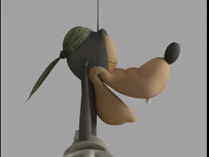 goofy pirate 3Dモデル