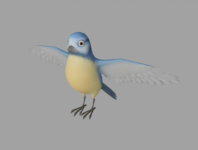 tangled bird Modelo 3D .c4d .max .obj .3ds .fbx .stl .blend 