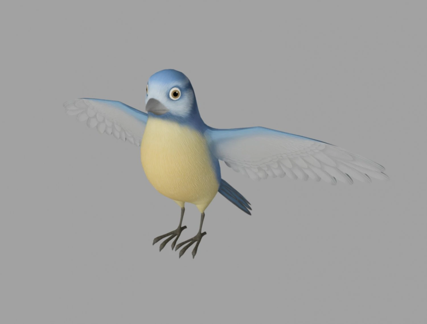 tangled bird 3D Model .c4d .max .obj .3ds .fbx .stl .blend 
