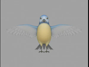 tangled bird 3D Model