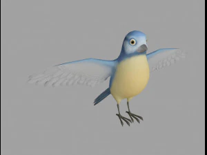 tangled bird 3D Model