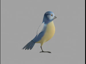 tangled bird 3D Model