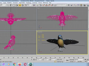 tangled bird 3D Model