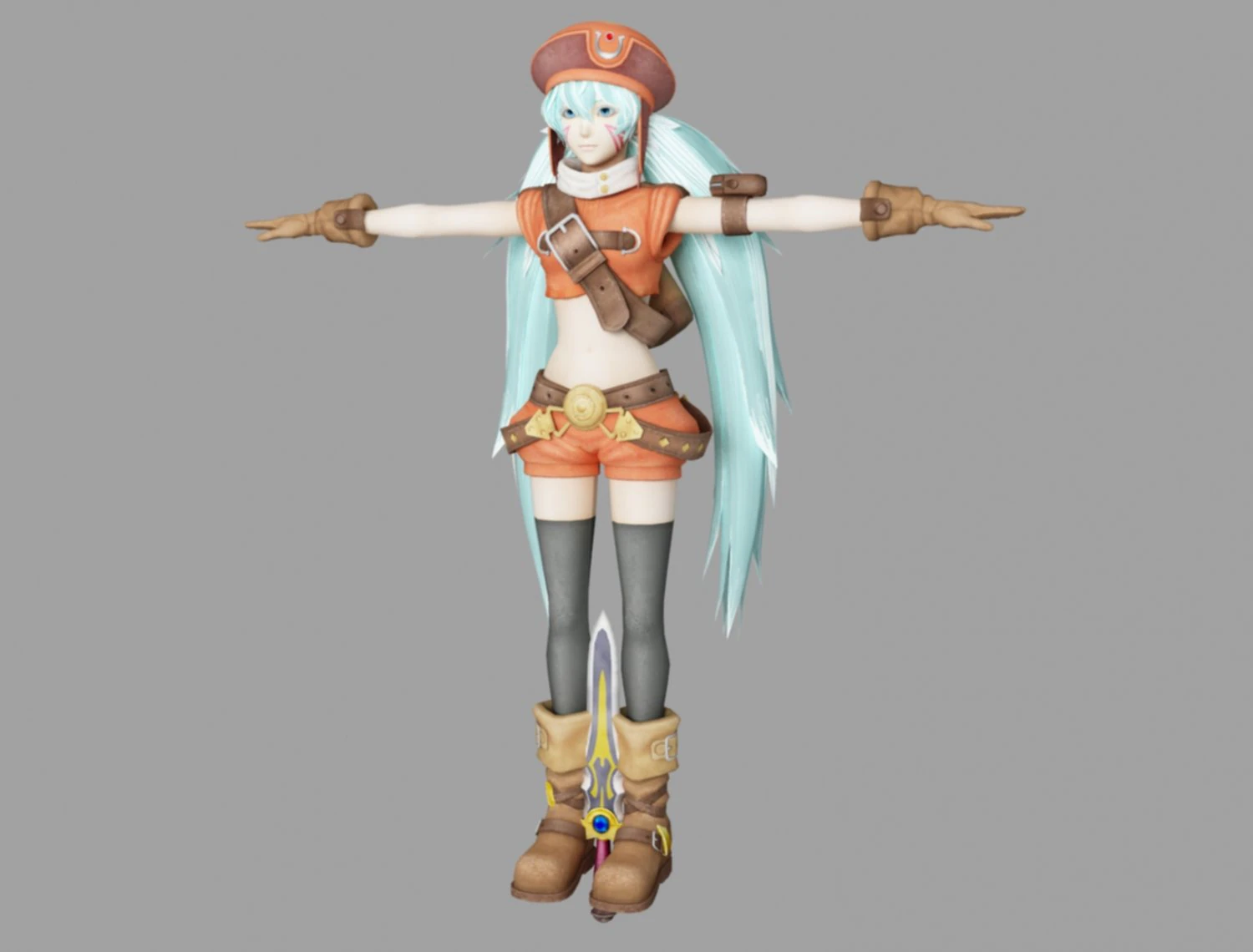 sakuya 3D Model .c4d .max .obj .3ds .fbx .stl .blend 