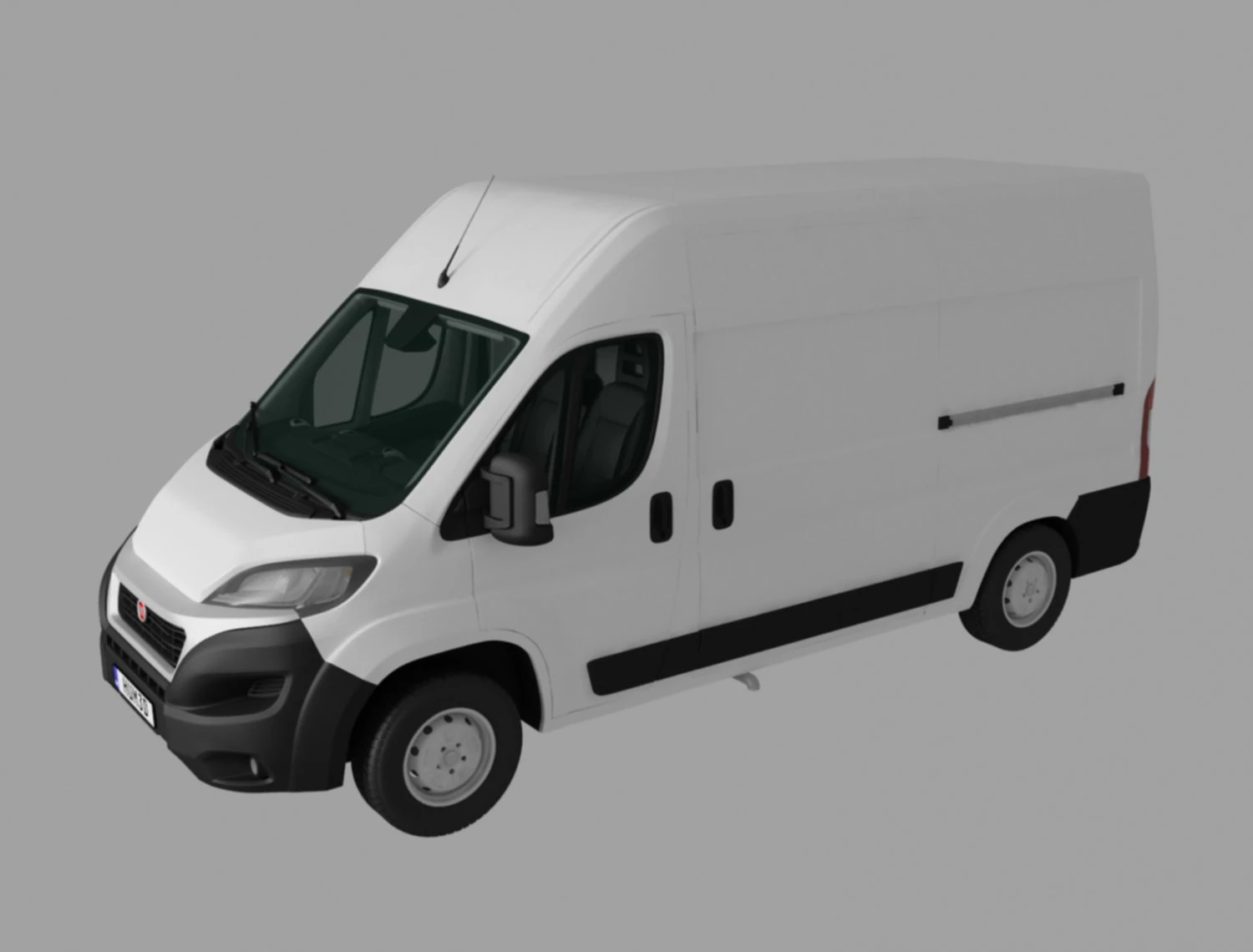 fiat ducato panel van 3D Model .c4d .max .obj .3ds .fbx .stl .blend 