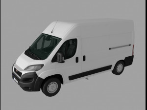 fiat ducato panel van 3D Model