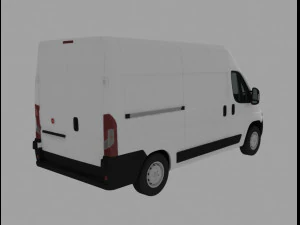 fiat ducato panel van 3D Model