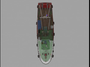 fishing trawler refrigerator 3D-Modell