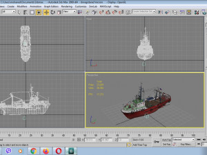 fishing trawler refrigerator 3D-Modell