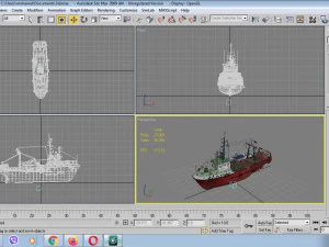 fishing trawler refrigerator 3D Model