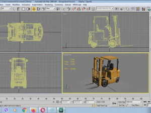 forklift 2012 3D Model