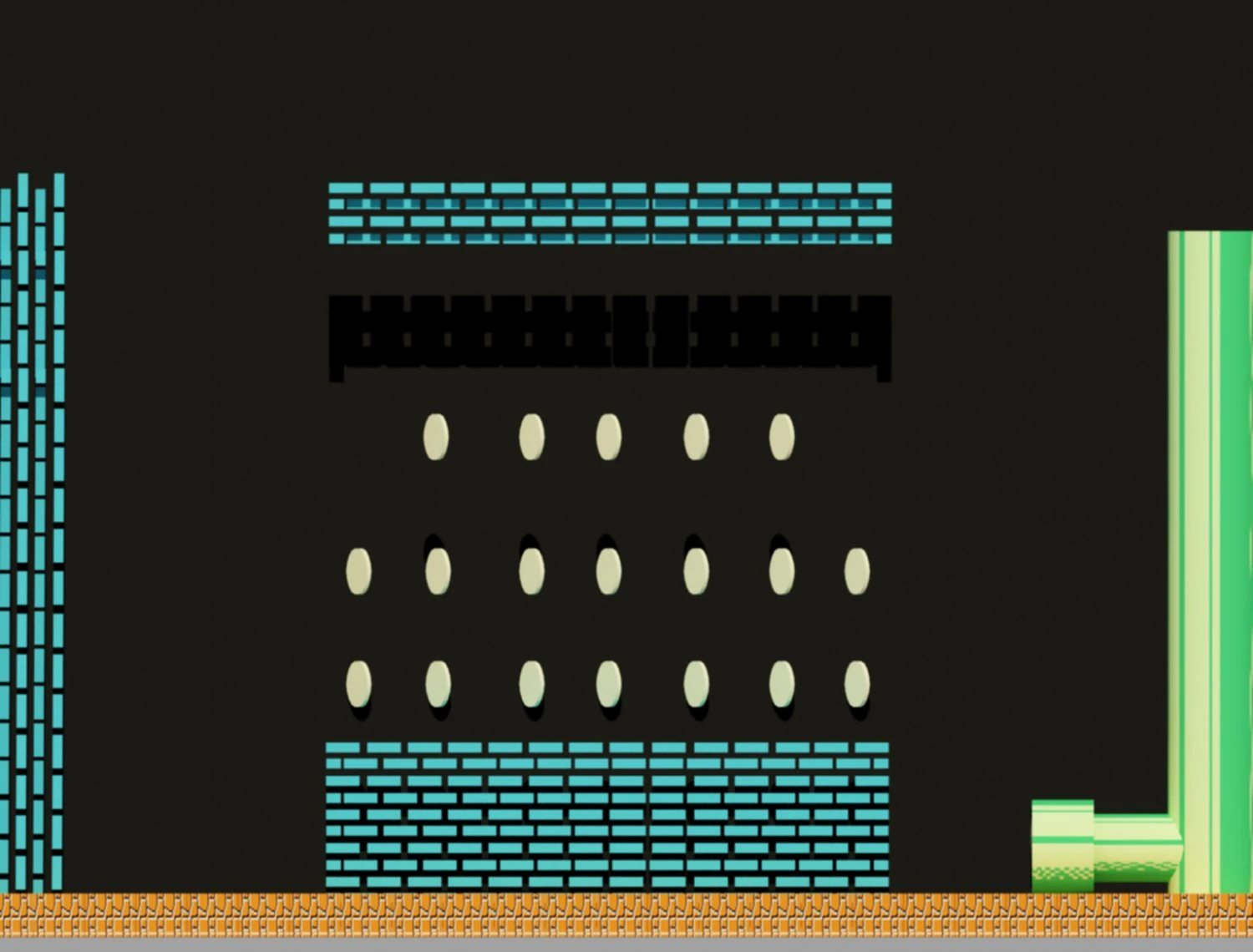 Mario level 3D Model .c4d .max .obj .3ds .fbx .stl .blend 