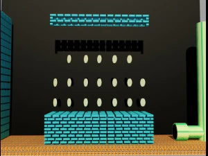 Mario level 3D Model