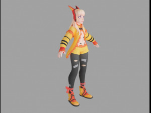 Candy girl 3D-Modell