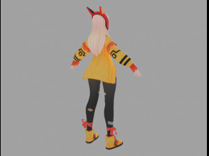 Candy girl 3D-Modell
