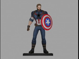 Caption america 3D Модель