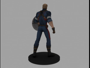 Caption america 3D Модель