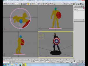 Caption america 3D Модель