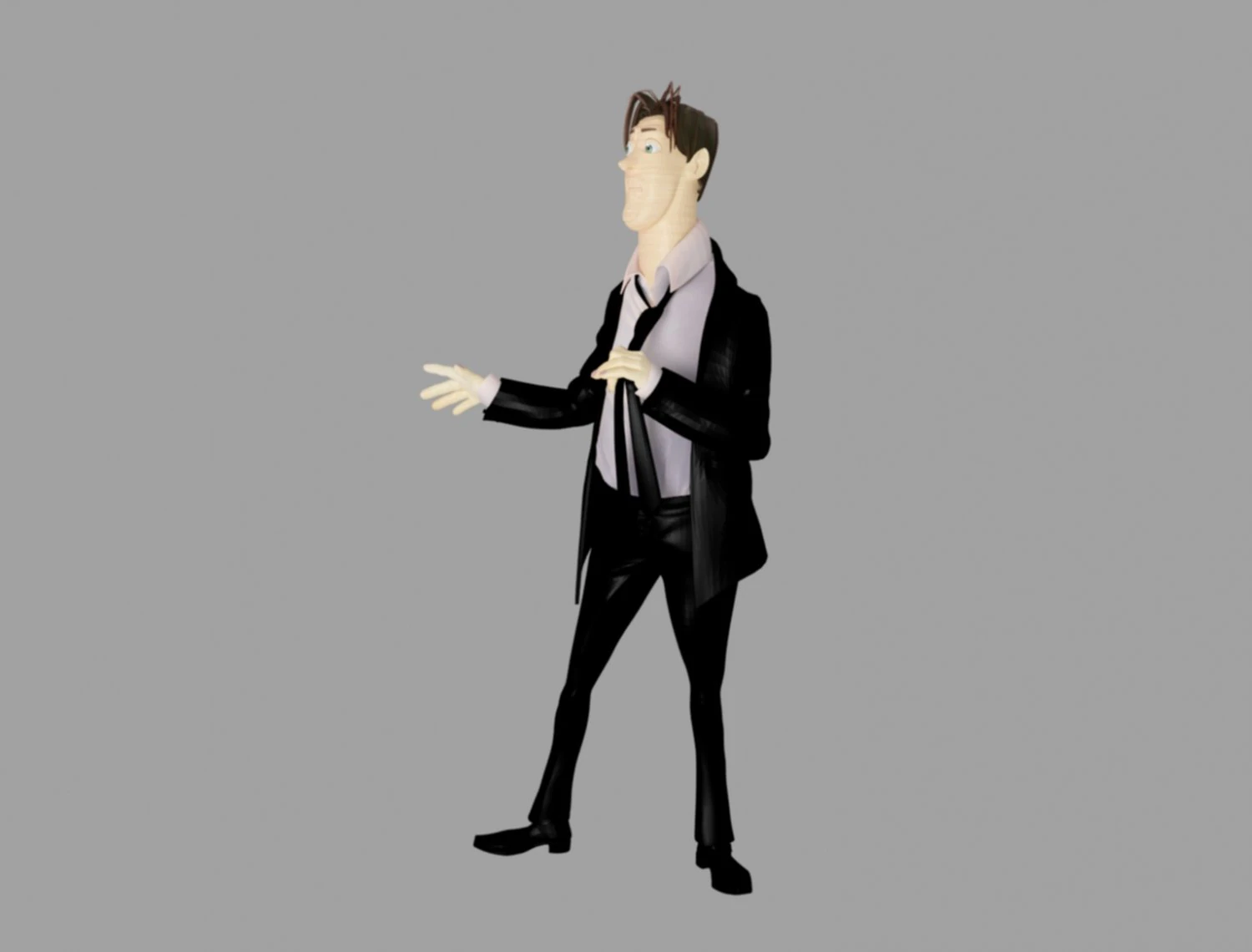 Cartoon stylised character 3D Model .c4d .max .obj .3ds .fbx .stl .blend 