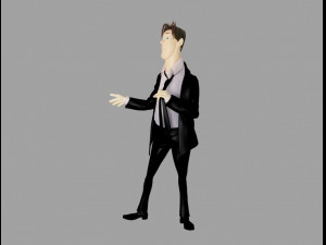 Cartoon stylised character 3D Model