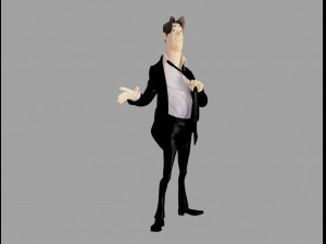 Cartoon stylised character 3D 模型