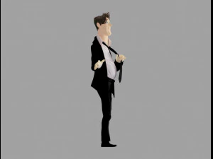 Cartoon stylised character 3D Model