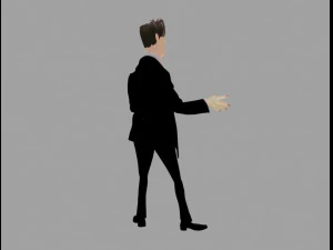 Cartoon stylised character 3D Model