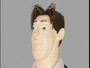 Cartoon stylised character 3D Model