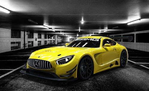 Mercedes AMG GT3 Model 3D .c4d .max .obj .3ds .fbx .stl .blend 