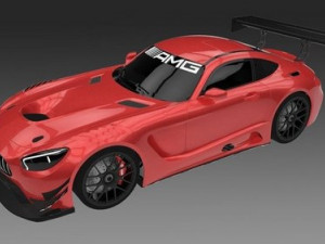 Mercedes AMG GT3 Model 3D