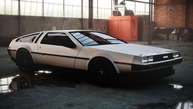 DeLorean Md 3D Модель .c4d .max .obj .3ds .fbx .stl .blend 