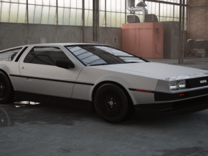 DeLorean Md 3D Модель