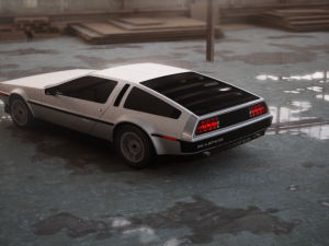 DeLorean Md 3D Модель