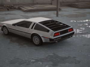 DeLorean Md 3D Модель