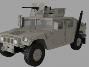 Humvee us 3D-Modell