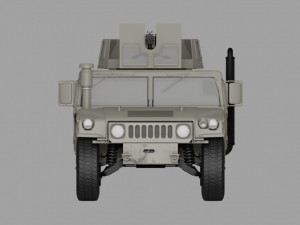 Humvee us 3D-Modell