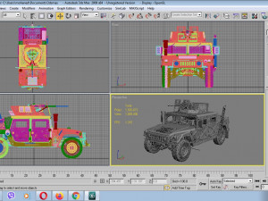 Humvee us 3D-Modell