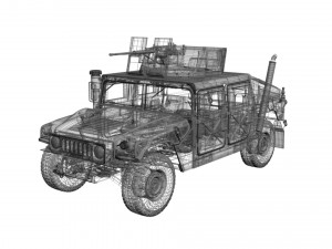 Humvee us 3D-Modell