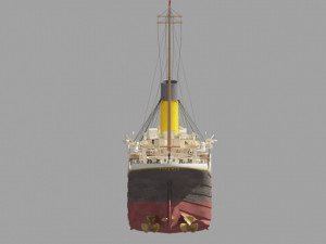 Titanic old ship 3Dモデル