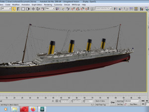 Titanic old ship 3Dモデル
