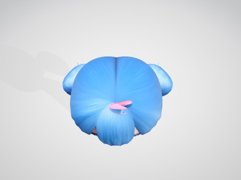 Cartoon Girl 3D 模型