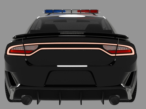 Dodge Charger Police Car 3D मॉडल