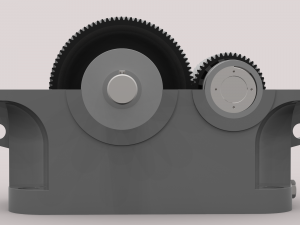 custom parallel-shaft gear 1cu-100 3D Модель