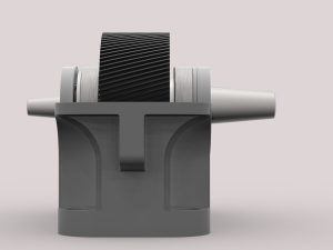 custom parallel-shaft gear 1cu-100 3D Модель