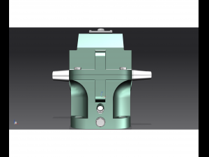 custom parallel-shaft gear 1cu-100 3D Модель